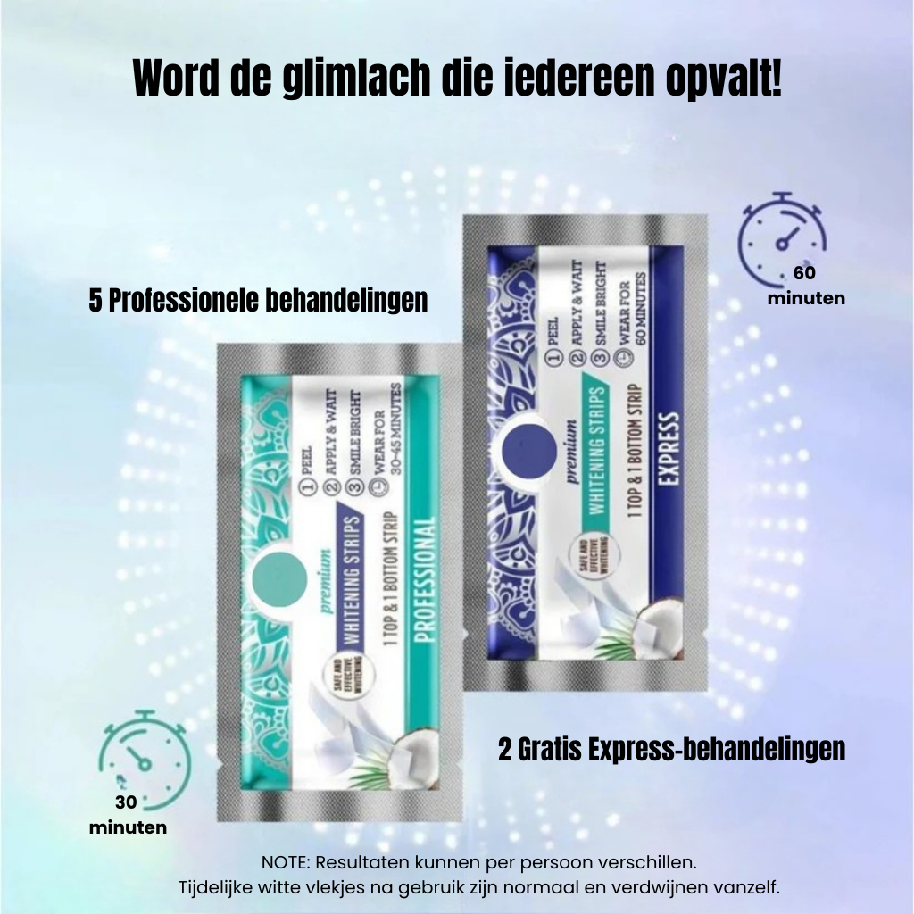 VBLS – Whitening Strips (7-daagse behandeling)